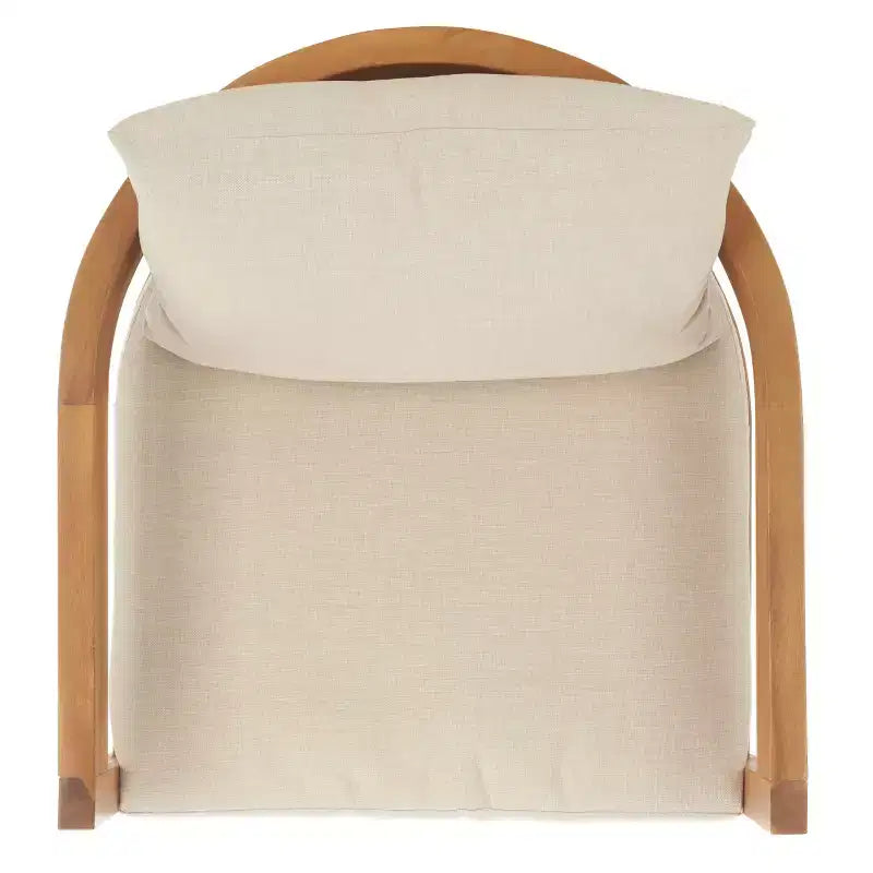 Fauteuil pivotant Kento intérieur/extérieur - PAT7099 - Naturel/Gris tourterelle - Safavieh