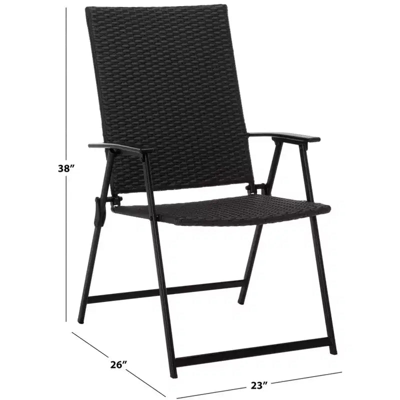 Chaise pliante Simon pour l'intérieur/l'extérieur (Lot de 2) - PAT6901 - Safavieh