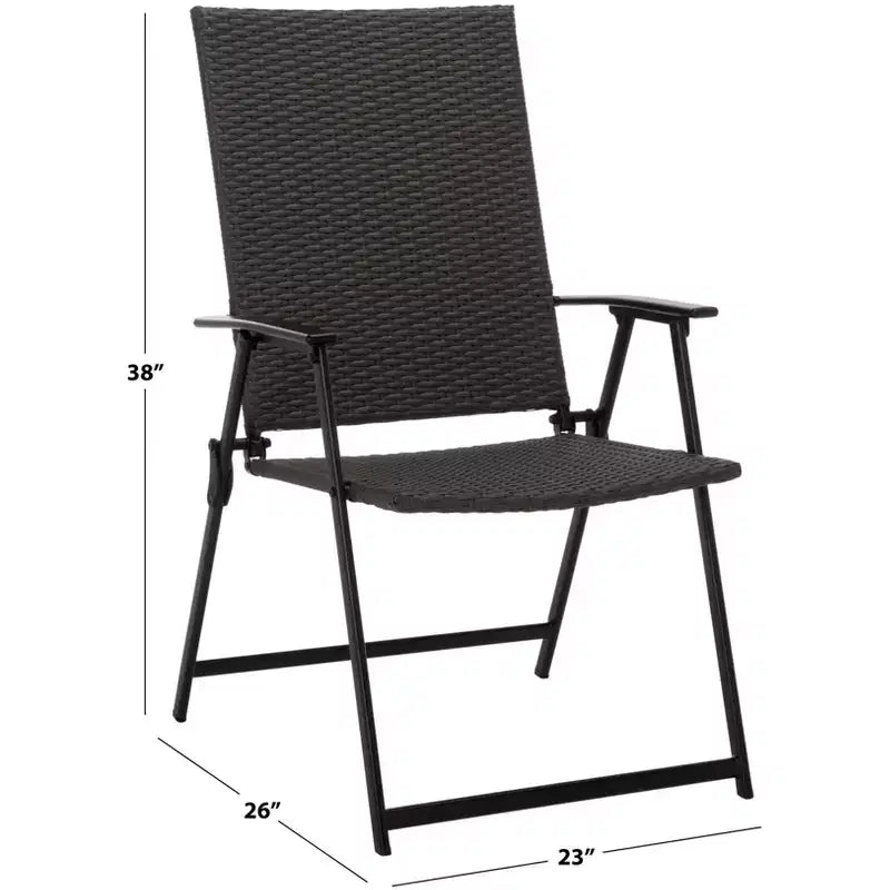 Chaise pliante Simon pour l'intérieur/l'extérieur (Lot de 2) - PAT6901 - Safavieh