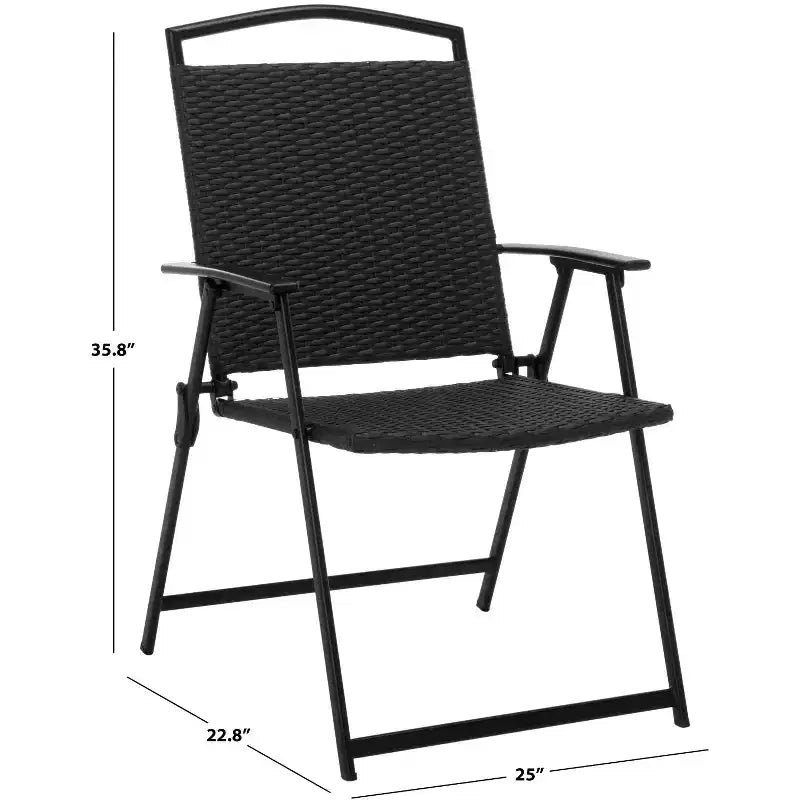 Chaise pliante Dory intérieure/extérieure (ensemble de 2) - PAT6902 - Safavieh