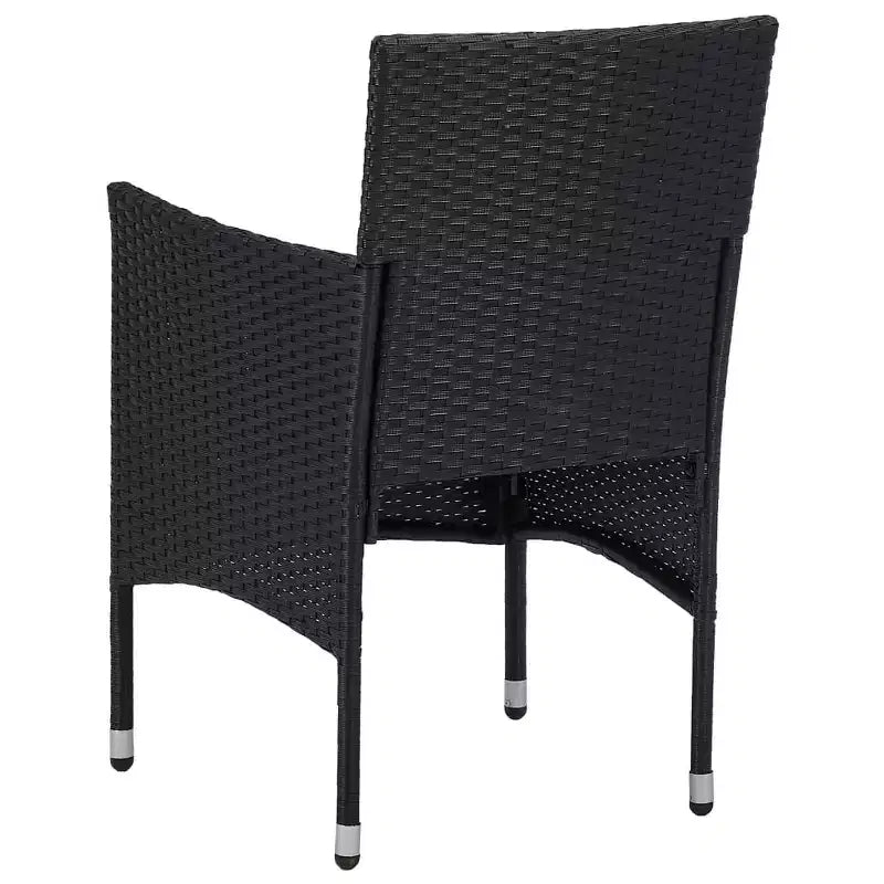 vidaXL Chaises en rotin set de 2 Rotin synthétique et acier