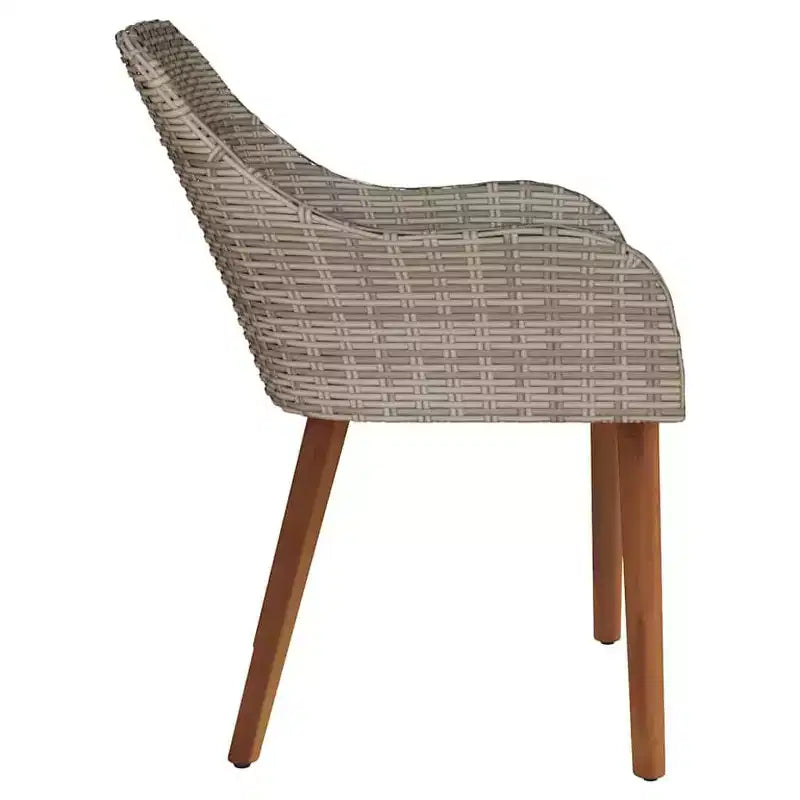 vidaXL Chaises de jardin 2 pcs 62,5 x 55 x 82 cm Résine tressée