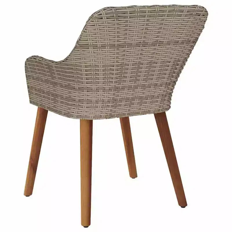 vidaXL Chaises de jardin 2 pcs 62,5 x 55 x 82 cm Résine tressée
