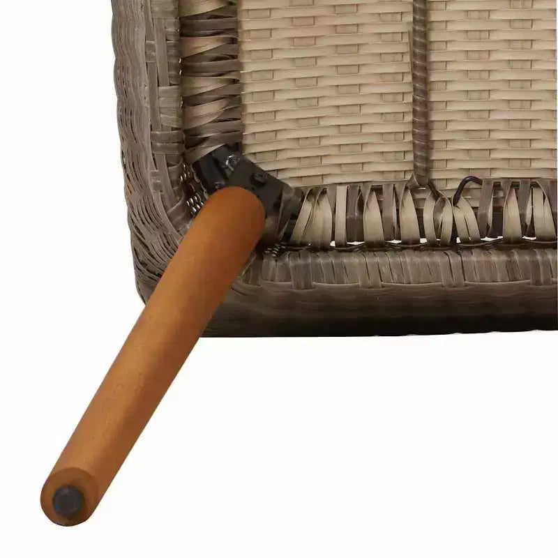 vidaXL Chaises de jardin 2 pcs 62,5 x 55 x 82 cm Résine tressée