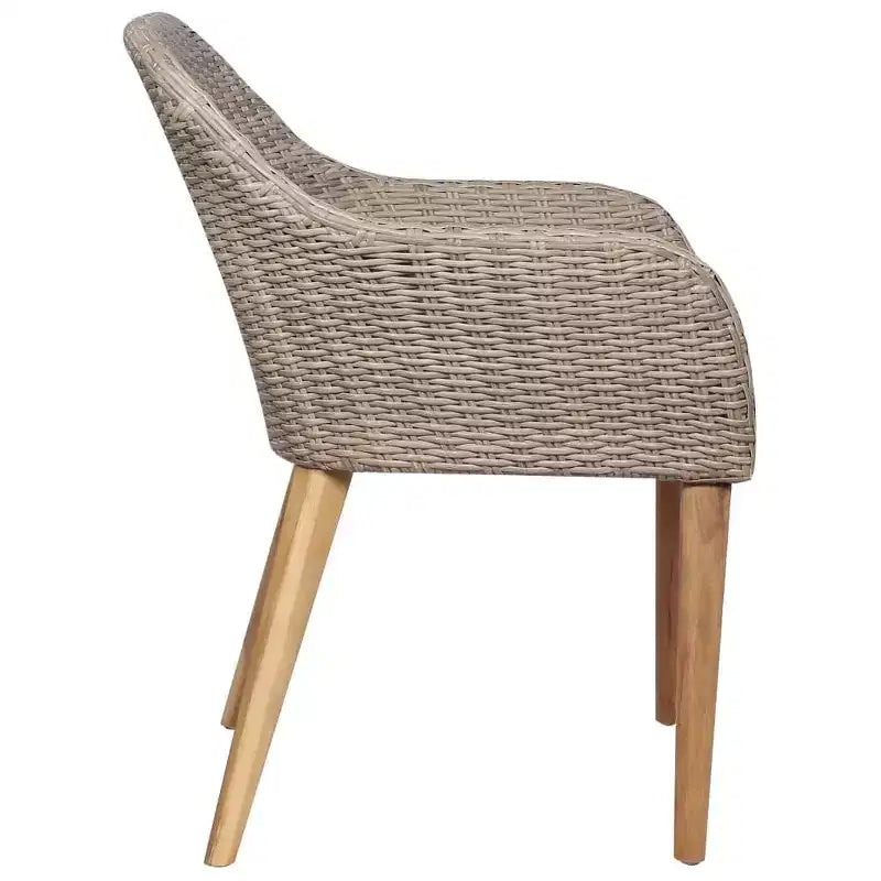 vidaXL Chaises de jardin 2 pcs 62,5 x 55 x 82 cm Résine tressée