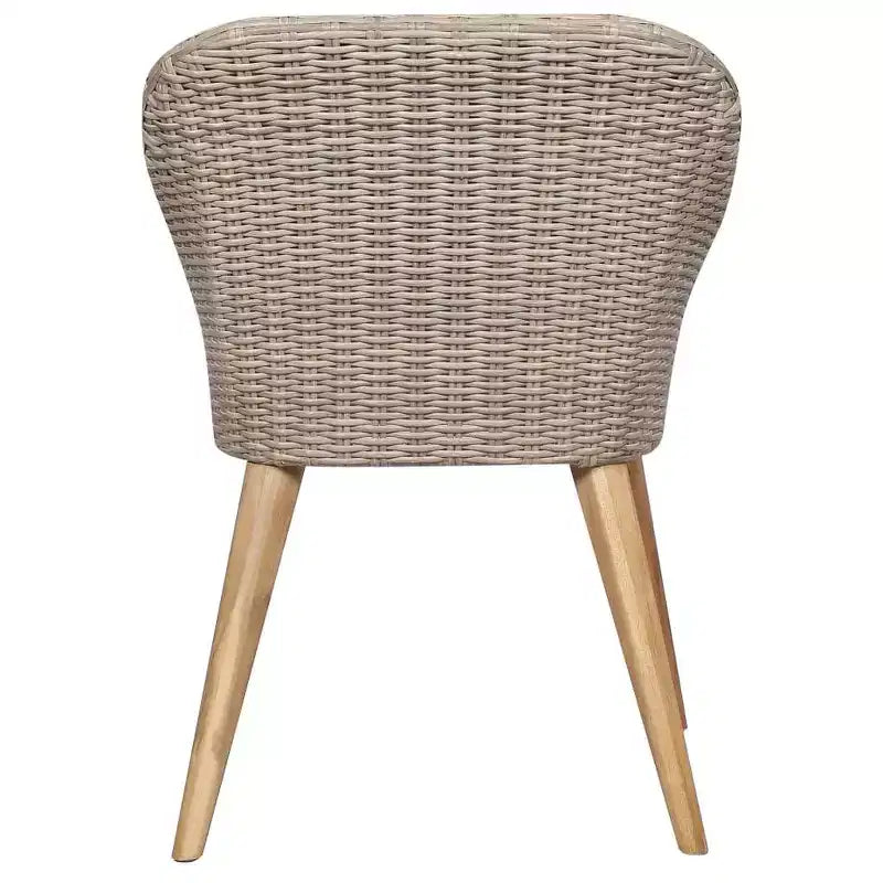 vidaXL Chaises de jardin 2 pcs 62,5 x 55 x 82 cm Résine tressée