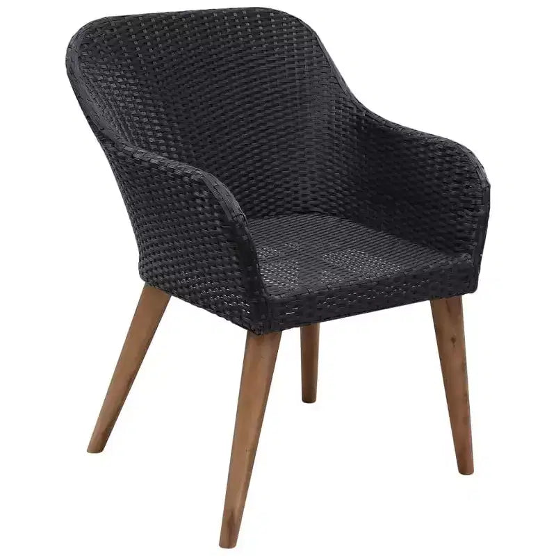 vidaXL Chaises de jardin 2 pcs 62,5 x 55 x 82 cm Résine tressée