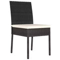 vidaXL Door Screen Set of 2 Poly Rattan Standard Durable
