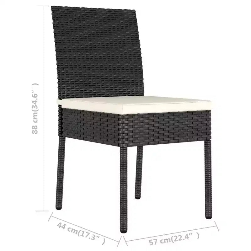 vidaXL Kit de moustiquaires (2 pcs) en rotin synthétique standard durable