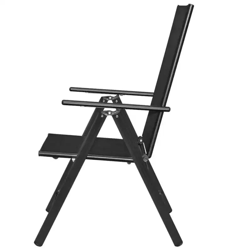 vidaXL Chaises de jardin pliantes en aluminium (lot de 6)