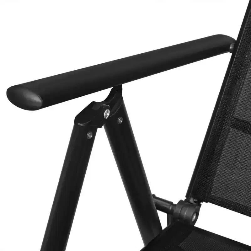 vidaXL Chaises de jardin pliantes en aluminium (lot de 6)