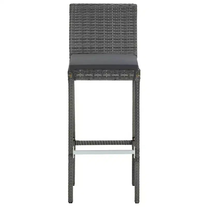 vidaXL Siège de tabouret de bar avec coussins, tabouret d'îlot pour pub, cuisine, polyrotin