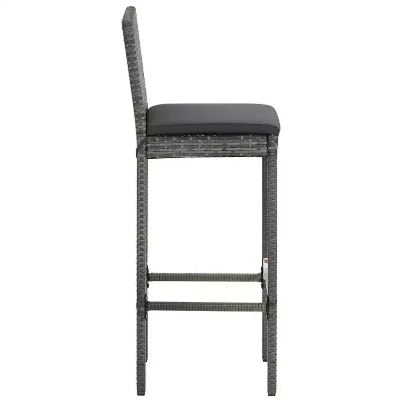 vidaXL Siège de tabouret de bar avec coussins, tabouret d'îlot pour pub, cuisine, polyrotin