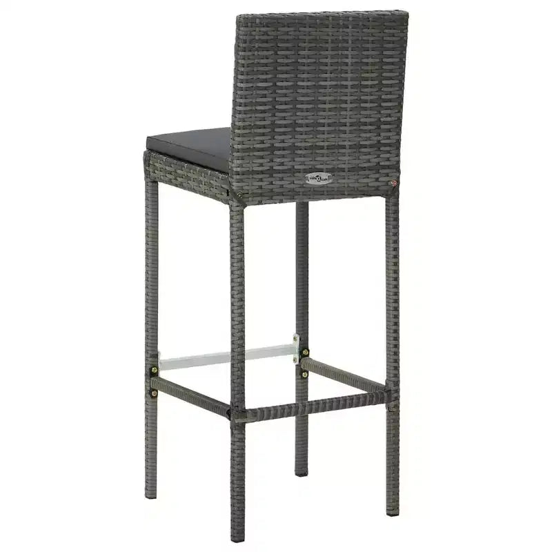 vidaXL Siège de tabouret de bar avec coussins, tabouret d'îlot pour pub, cuisine, polyrotin