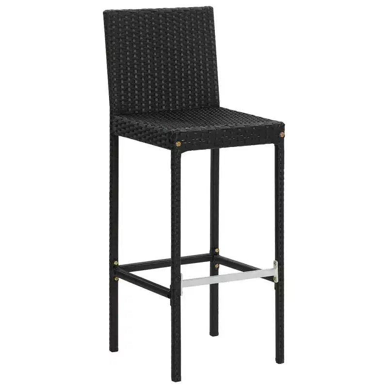 vidaXL Siège de tabouret de bar avec coussins, tabouret d'îlot pour pub, cuisine, polyrotin