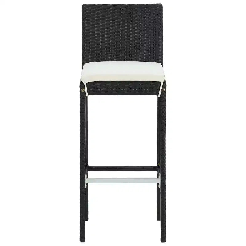 vidaXL Siège de tabouret de bar avec coussins, tabouret d'îlot pour pub, cuisine, polyrotin