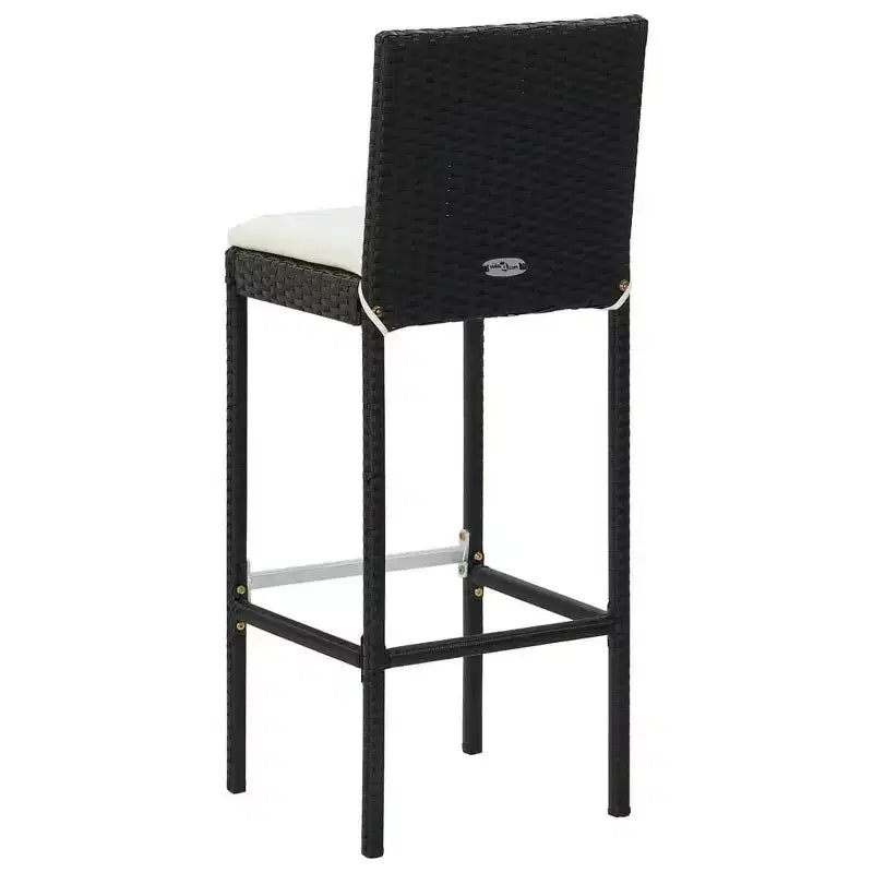 vidaXL Siège de tabouret de bar avec coussins, tabouret d'îlot pour pub, cuisine, polyrotin