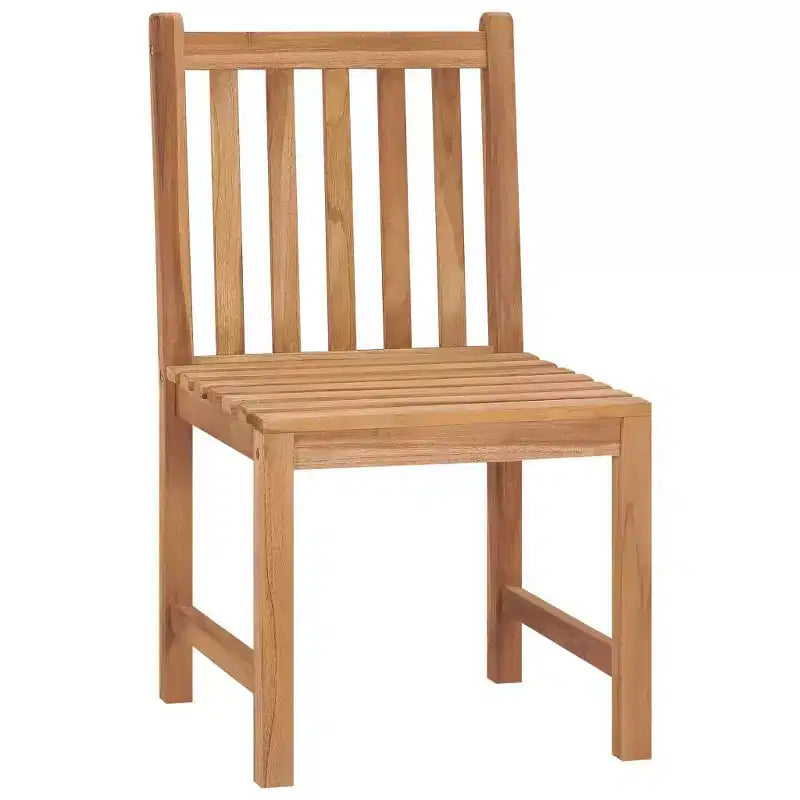 vidaXL Solid Teak Wood Outdoor Chairs