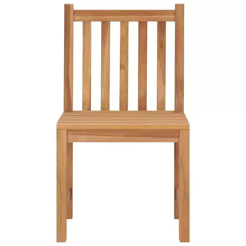 vidaXL Chaises d'extérieur en teck massif