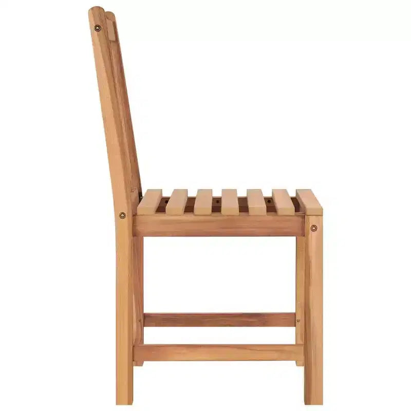 vidaXL Chaises d'extérieur en teck massif