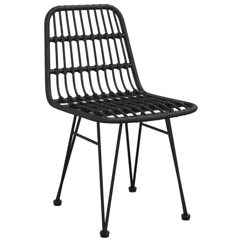 vidaXL Ensemble de chaises de salle à manger d'extérieur en rotin synthétique