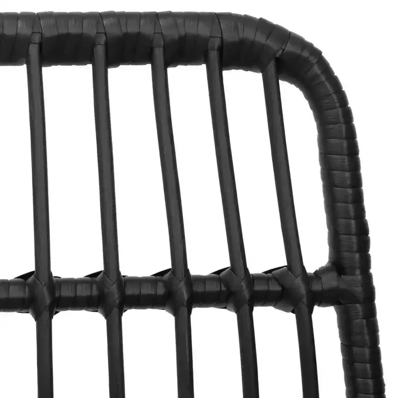 vidaXL Ensemble de chaises de salle à manger d'extérieur en rotin synthétique