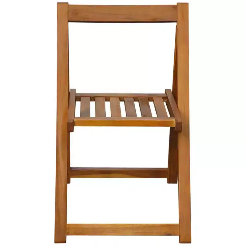 vidaXL Chaises de jardin pliantes en bois d'acacia massif pour l'extérieur