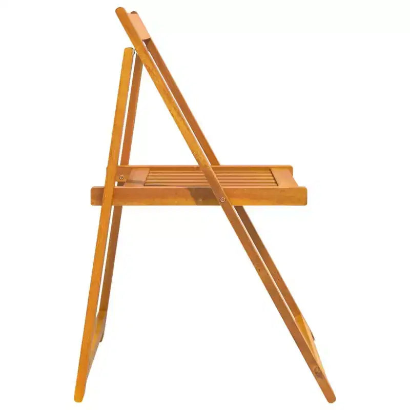 vidaXL Chaises de jardin pliantes en bois d'acacia massif pour l'extérieur
