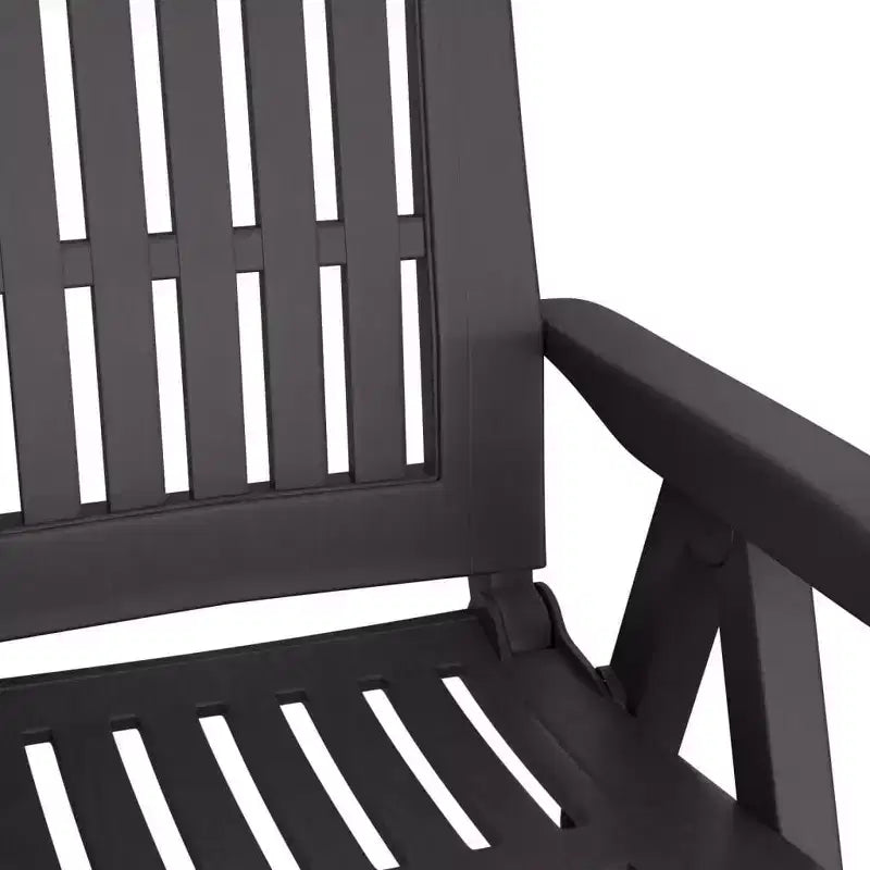 vidaXL Chaises inclinables d'extérieur - Légères et réglables 2 pcs