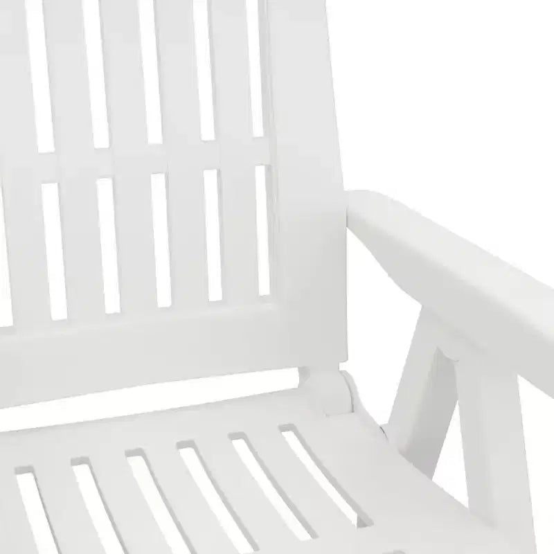 vidaXL Chaises inclinables d'extérieur - Légères et réglables 2 pcs