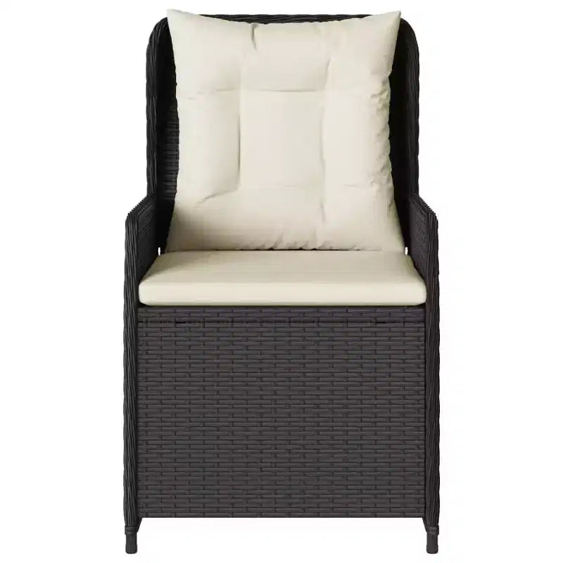 vidaXL Chaise de jardin inclinable en résine tressée Taille standard