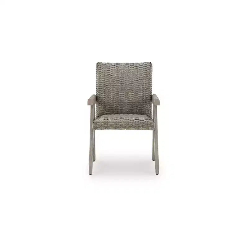 Fauteuils d'extérieur Haven Retreat Signature Design by Ashley, lot de 2, en osier tout temps avec coussins, beige