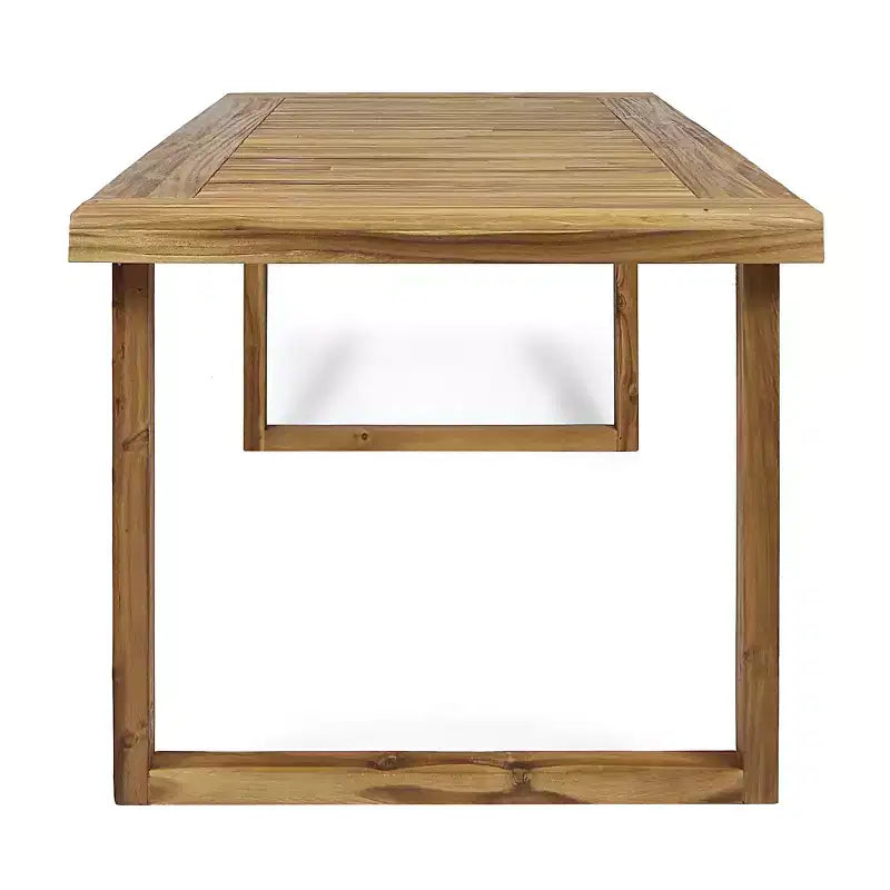 Ensemble de salle à manger d'extérieur 7 pièces Beryle en bois d'acacia et corde avec coussins par Christopher Knight Home