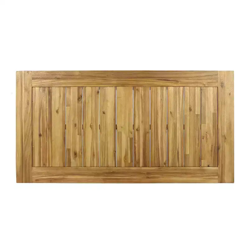 Ensemble de salle à manger d'extérieur 7 pièces Beryle en bois d'acacia et corde avec coussins par Christopher Knight Home