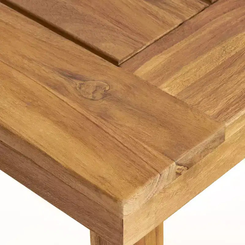 Ensemble de salle à manger d'extérieur 7 pièces Beryle en bois d'acacia et corde avec coussins par Christopher Knight Home