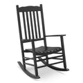 Karl Home | 24-Inch Solid Wood Patio Rocking Chair