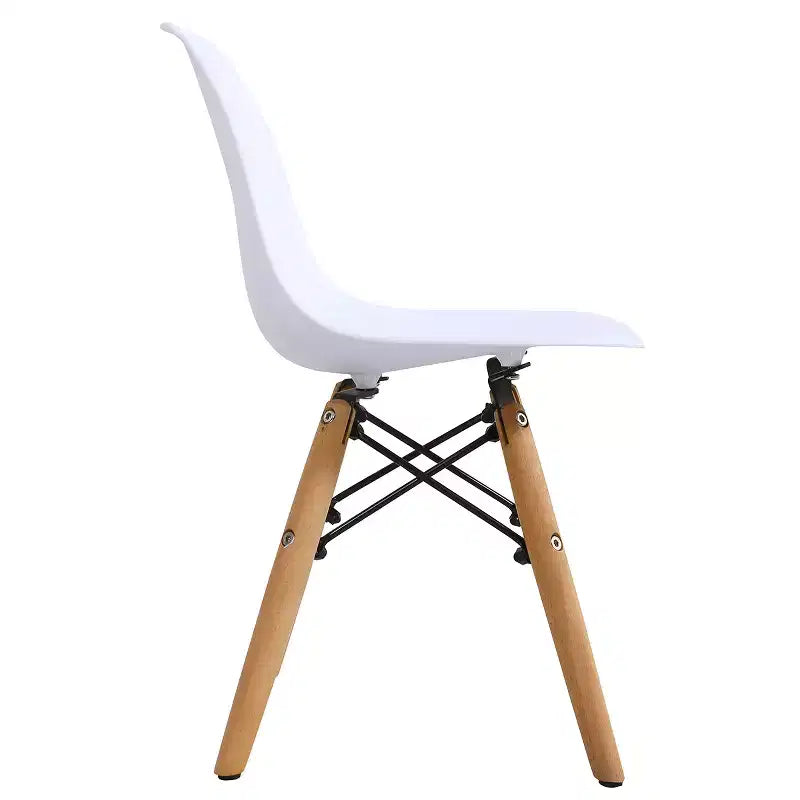 Costway Table et 4 chaises pour enfants Construction Solide Ensemble de 5 pièces Table à manger Enfant Blanc