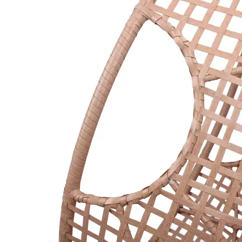 Chaise Œuf Moderne Larkin GDFStudio en Acier Galvanisé et Polyester