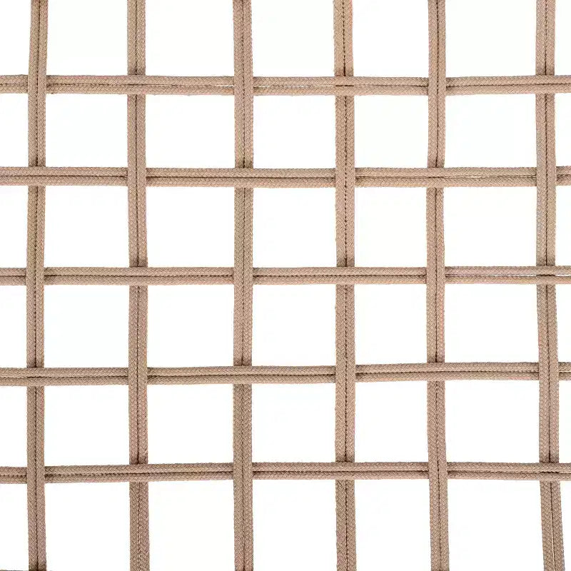 Lot de 2 chaises longues de jardin bohèmes avec cordes tressées à la main, structure en acier thermolaqué, coussins imperméables pour terrasse ou piscine