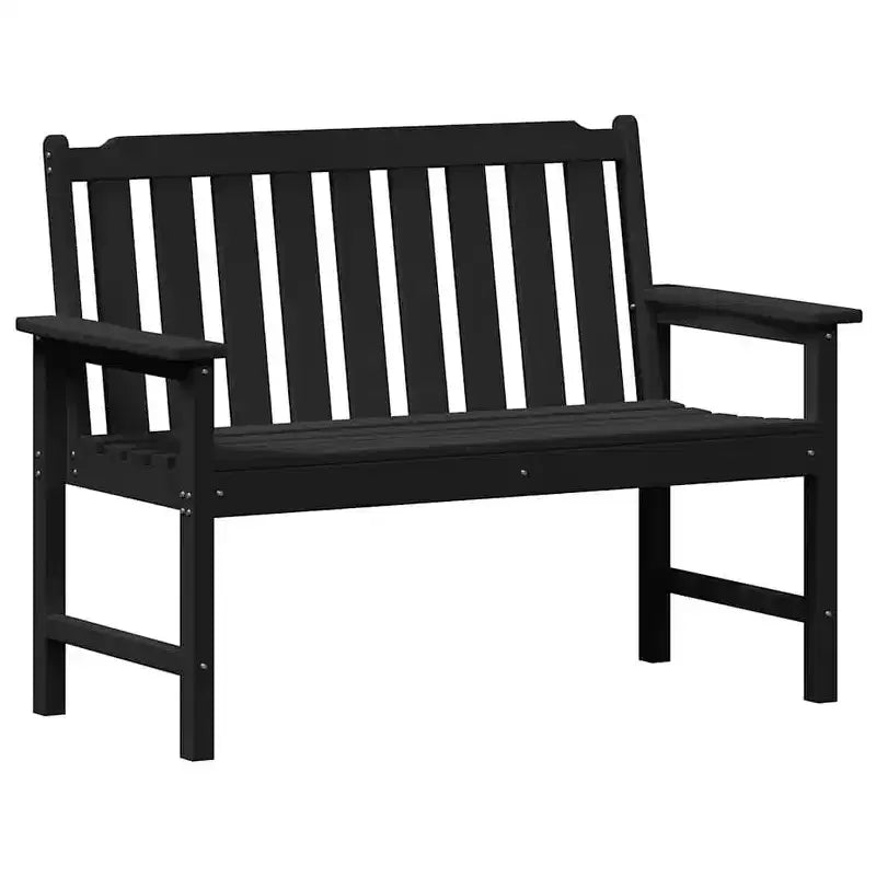 vidaXL Garden Bench 47.24 x 23.23 x 34.65 in HDPE
