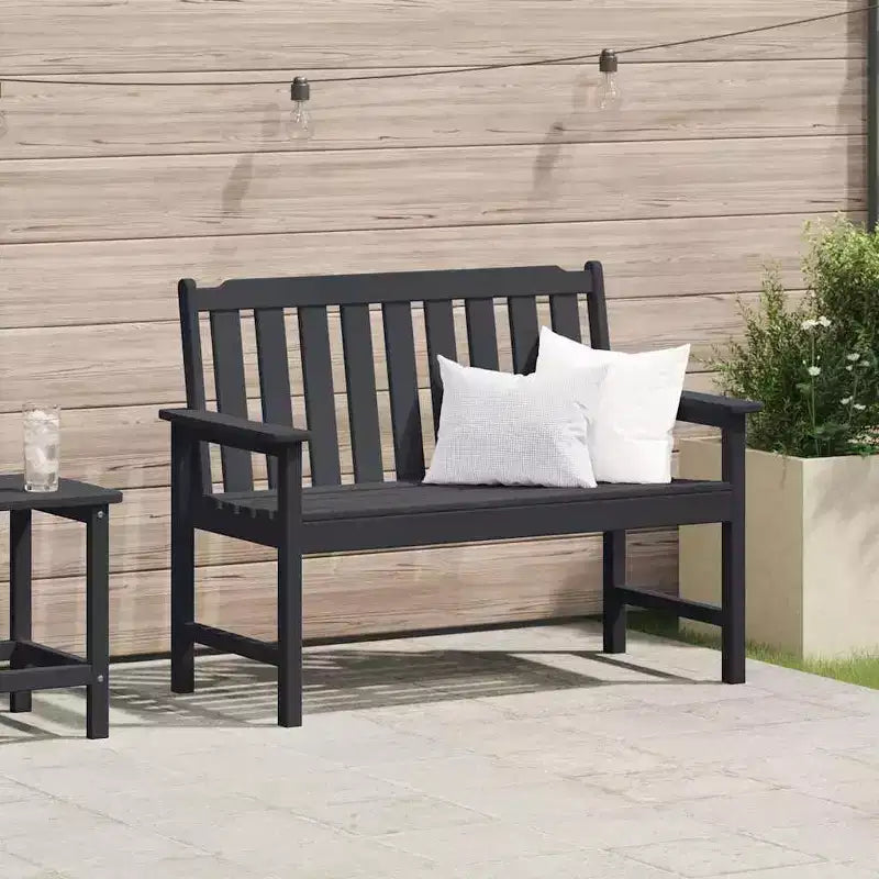vidaXL Banc de jardin 120 x 59 x 88 cm en PEHD