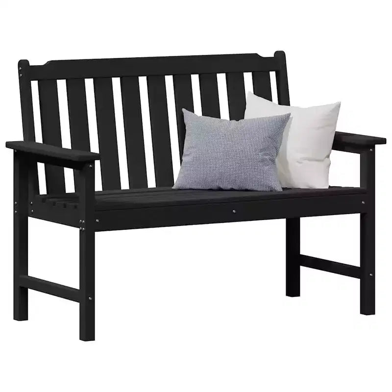 vidaXL Banc de jardin 120 x 59 x 88 cm en PEHD