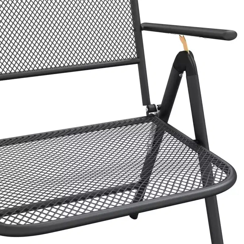 vidaXL Lot de 2 chaises de jardin pliantes
