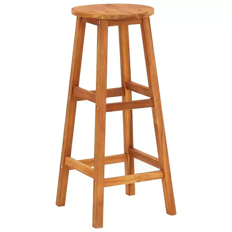 vidaXL Tabourets de bar 8 pcs Bois d'acacia massif Standard