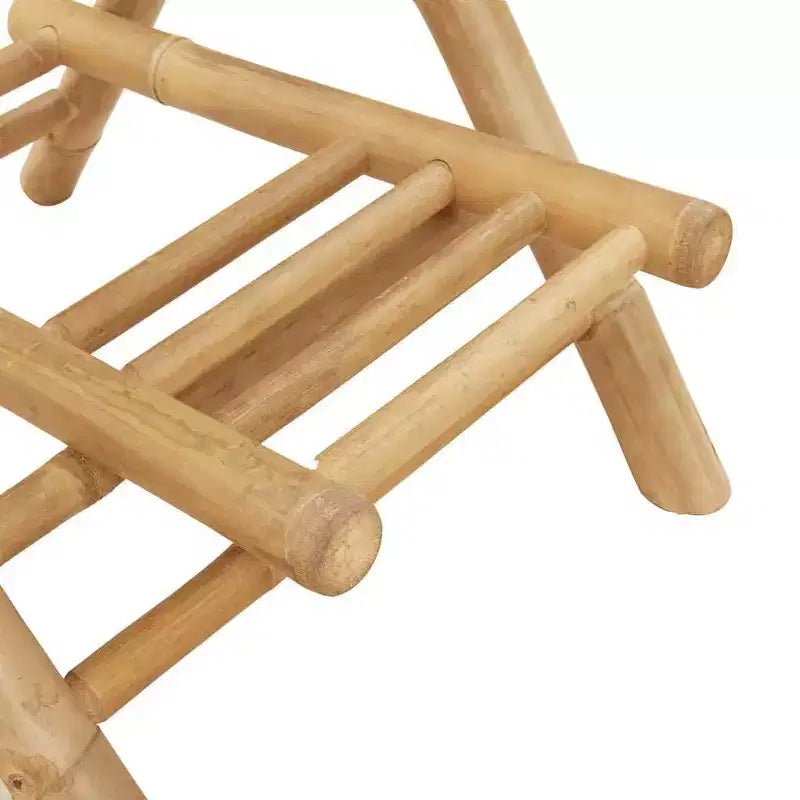 vidaXL Tabouret de bar d'extérieur en bambou naturel Taille standard