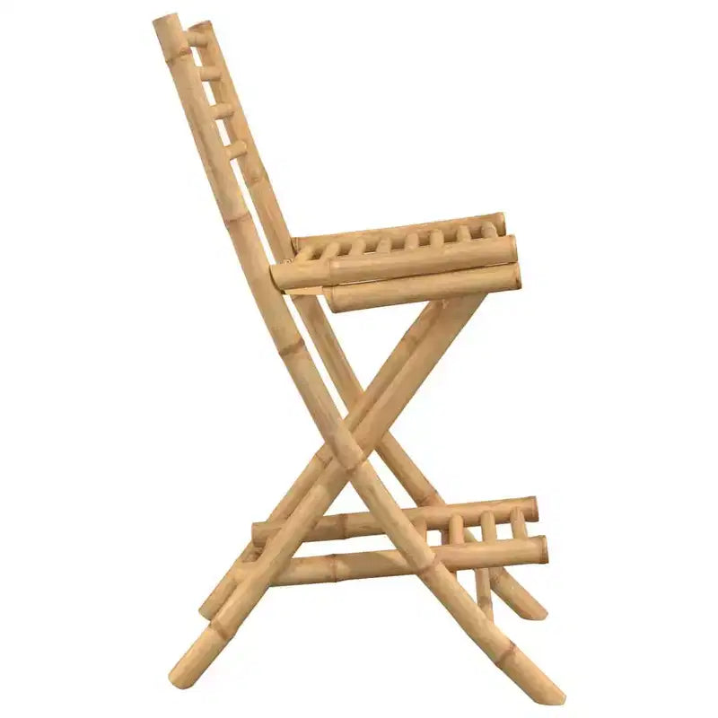 vidaXL Tabouret de bar d'extérieur en bambou naturel Taille standard