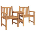 vidaXL Chair Brown 59.84 x 24.80 x 35.04 in Solid Teak Wood