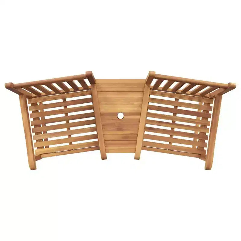 vidaXL Chaise Marron 152 x 63 x 89 cm Bois de teck massif