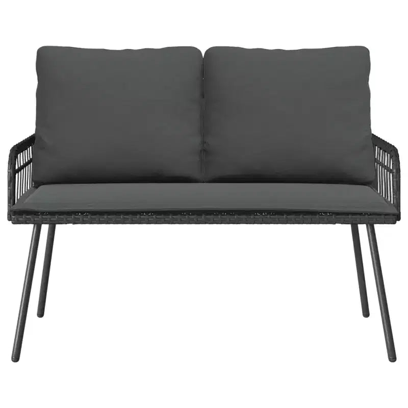 vidaXL Banc de jardin anthracite 114 x 64 x 90 cm en acier