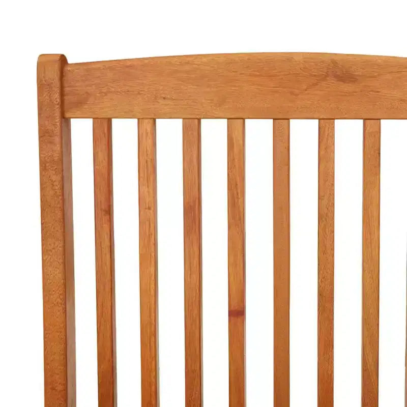 vidaXL Chaises de jardin lot de 2 Bois naturel Bois d'eucalyptus massif Standard